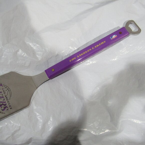 NBA LA Lakers Purple Handle Sportula Grilling Spatula by YouTheFan - Picture 2 of 4